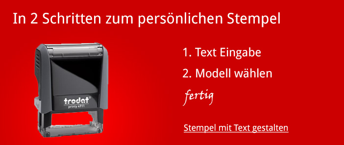 Stempel Trodat Printy Schnelle Lieferung Text Grafik