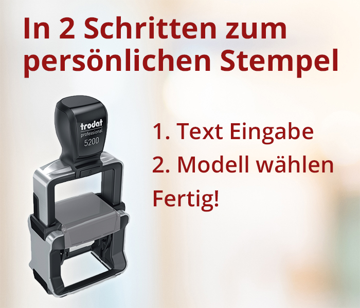 Textstempel gestalten