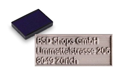 Ersatzplatte inkl. Stempelkissen trodat printy 4929