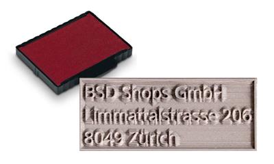 Ersatzplatte inkl. Stempelkissen trodat professional 5207