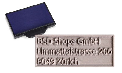 Ersatzplatte inkl. Stempelkissen trodat professional 55510/PL