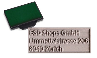 Ersatzplatte inkl. Stempelkissen trodat professional 55510/PL