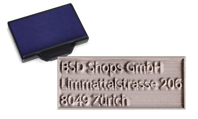 Ersatzplatte inkl. Stempelkissen trodat professional 5558/PL