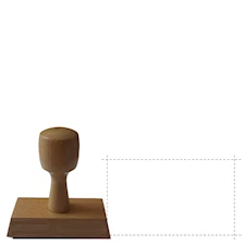 Holzstempel